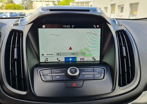 Ford Kuga cena 77900 przebieg: 71000, rok produkcji 2017 z Bielsk Podlaski małe 704